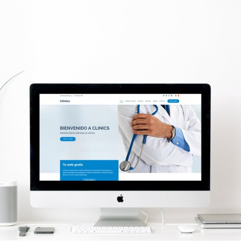 Pàgina web de clínica